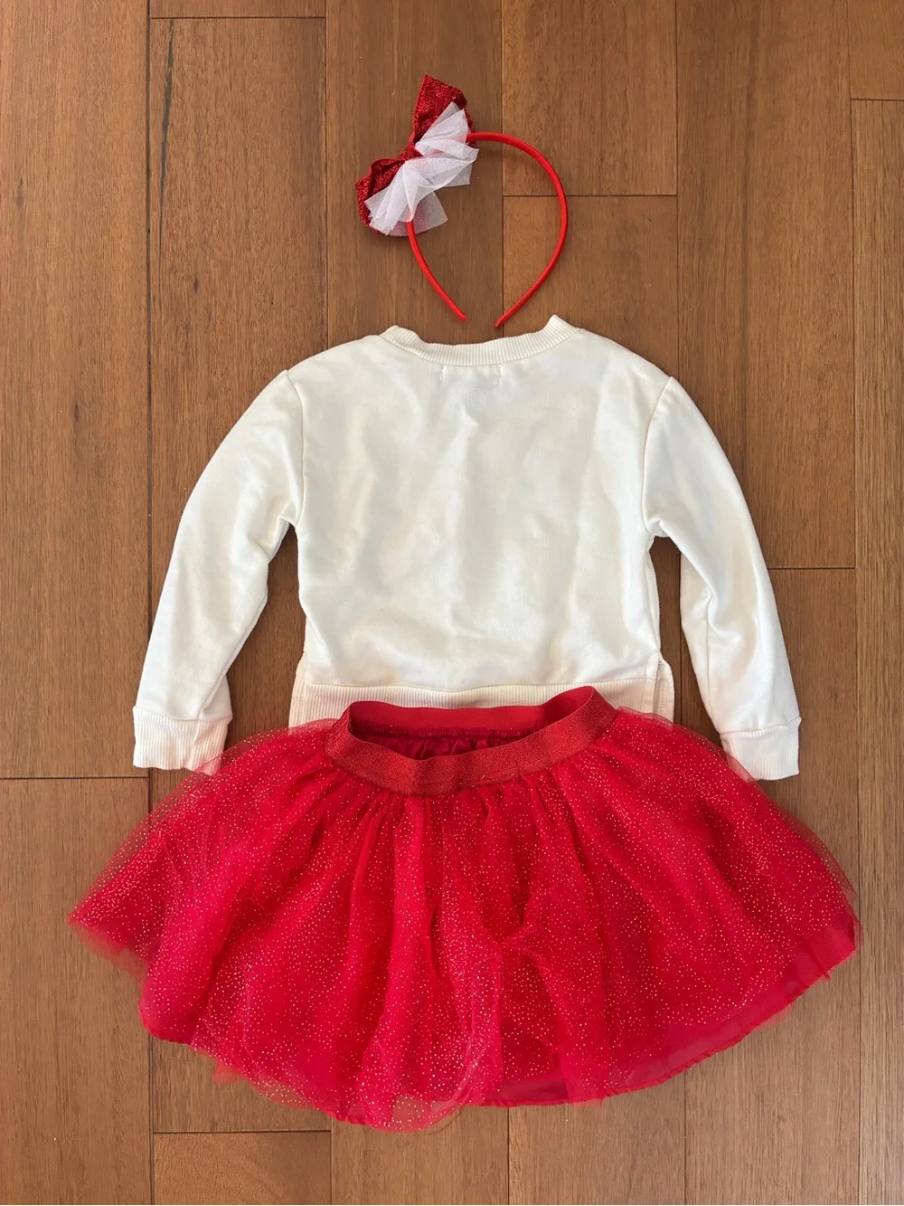 Kids Candy Cane Cutie Red & White Christmas Set